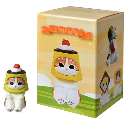 Mofusand Shark Cat Blind Box Fruit Animal Cute Mini Figures Anime Ornaments Dolls Fans Kid'S Toy Model Christmas Birthday Gifts