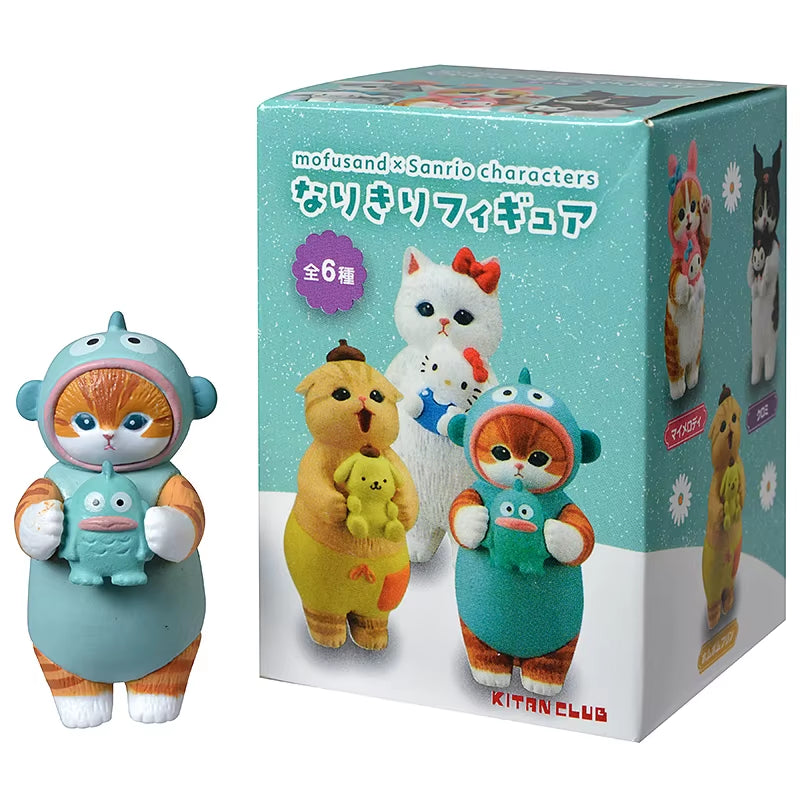Mofusand Shark Cat Blind Box Fruit Animal Cute Mini Figures Anime Ornaments Dolls Fans Kid'S Toy Model Christmas Birthday Gifts
